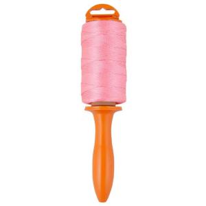 Everbilt 1/16 in. x 500 ft. Poly Pink Mason Twine with Reel