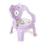 Kids Chair with Cushion XL Violet