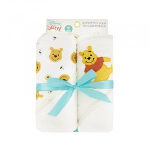 Disney Baby Winnie The Pooh 2 Pack Hooded Towels