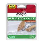 Magic Peel and Stick Caulk White 1 - 1/4" x 5'