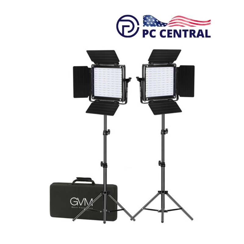 gvm 800d rgb led video light kit