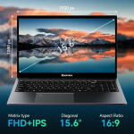 Blackview Acebook 8, 15.6" FHD, Intel N97, 16GB RAM, 512GB SSD, Win 11, Fingerprint, Gray