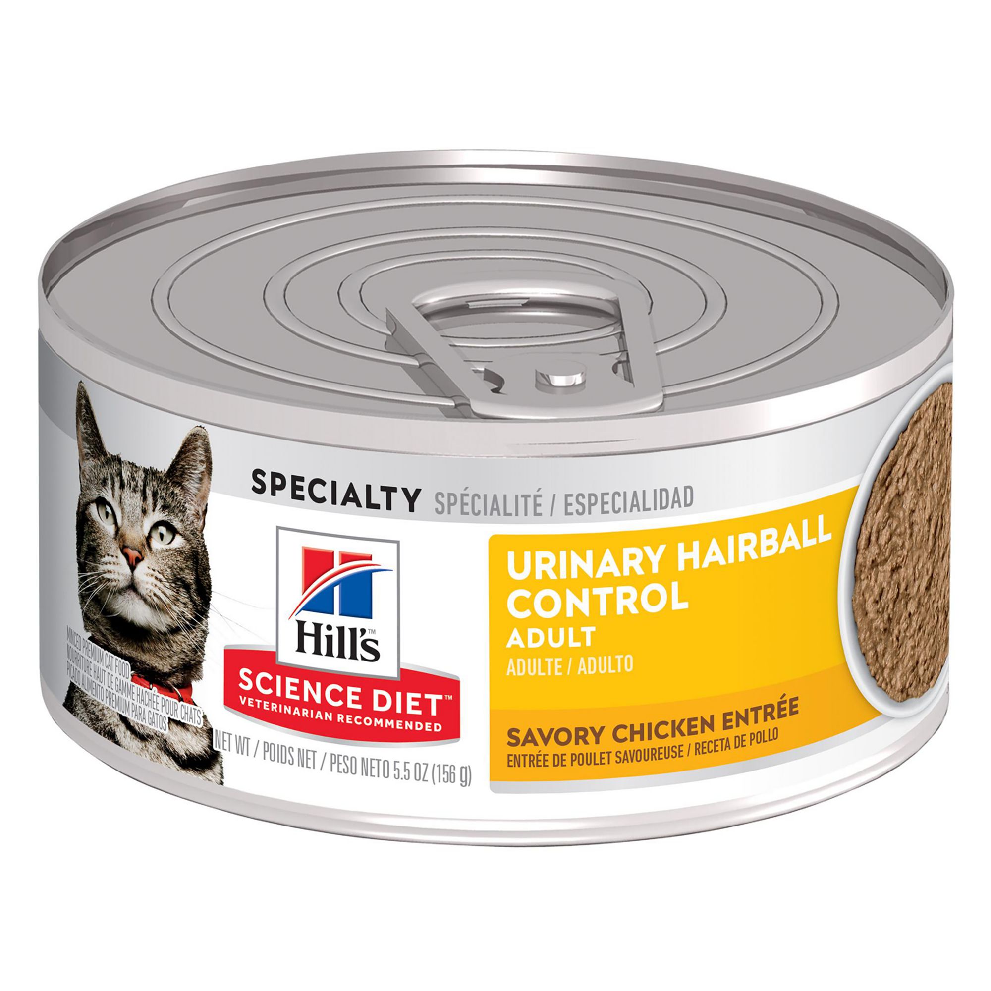 Hill's® Science Diet® Urinary Hairball Control Adult Wet Cat Food -  Entree, Chicken