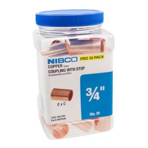 Nibco 3/4" Copper Coupling ( 30-Pack Jar)