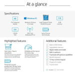 HP 15.6" Laptop, Pentium, 4GB RAM, 128GB Storage, Scarlet Red