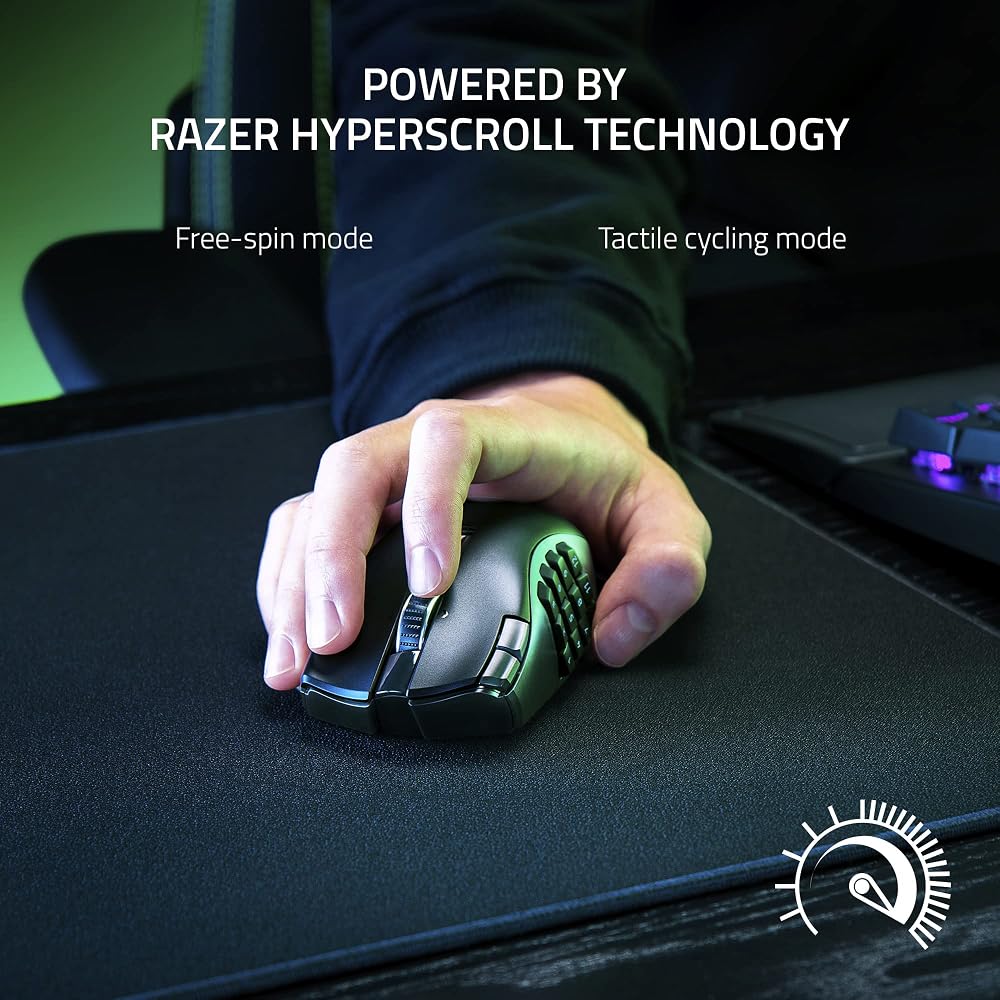 Razer Naga V2 HyperSpeed Wireless MMO Gaming Mouse - Image 4