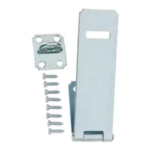 Everbilt 6 in. Adjustable Staple Safety Hasp Zinc-Plated