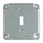 Steel City Square Cover 1 Toggle Switch