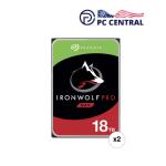 Seagate 18TB IronWolf Pro 7200 rpm SATA III 3.5" Internal NAS HDD (CMR, Retail, 2-Pack)