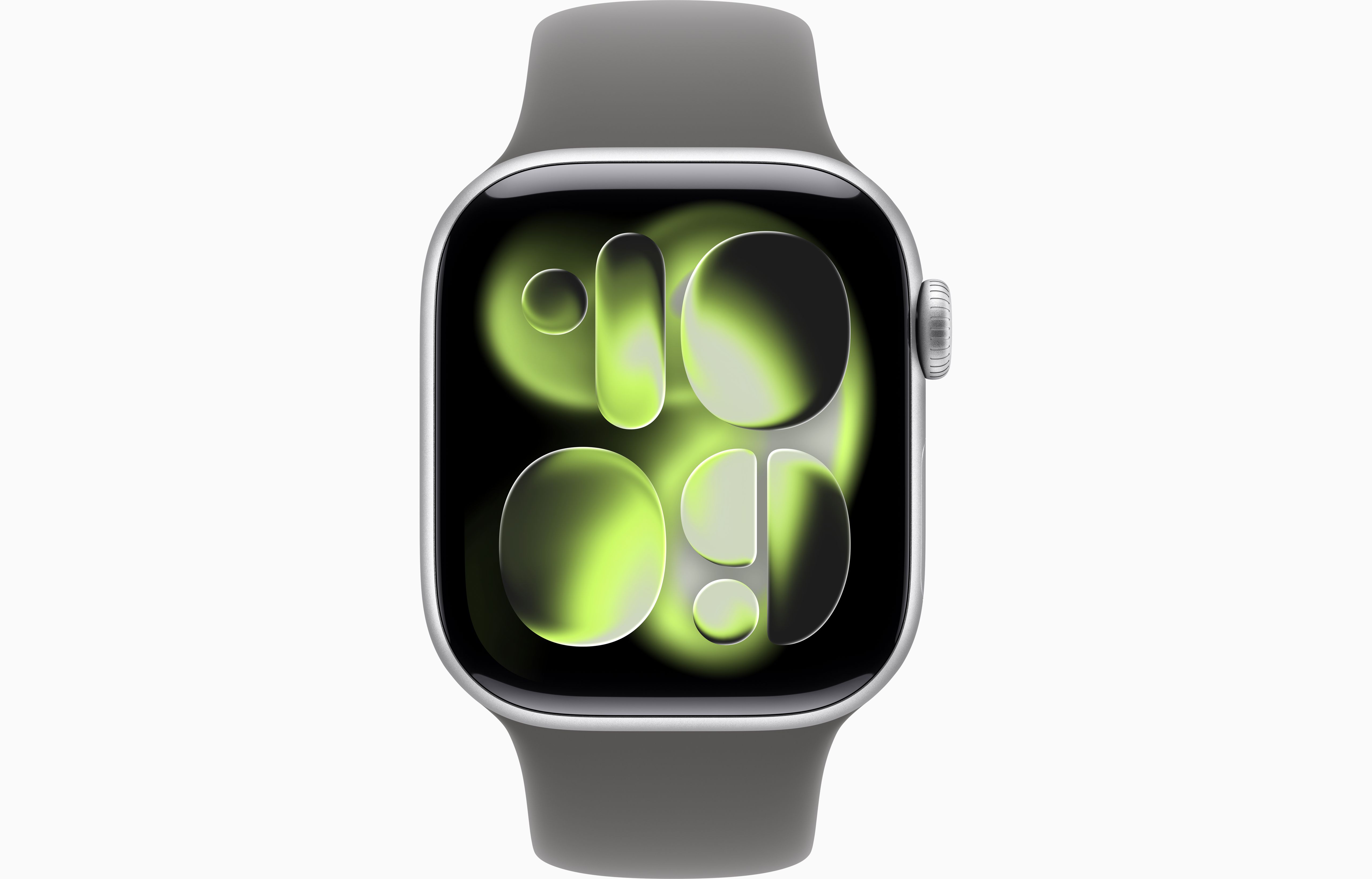 Apple Watch Series 11 Aluminum GPS – Silver (Stone Gray Sport Band) - Image 2