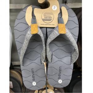 Surf Seven Mens Better Flip Flops Thong Sandals Grey Size 9