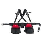 Husky Contractors 2-Bag Work Tool Belt with Suspenders (HD00166)
