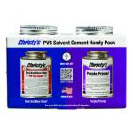 Christy's - 8 oz. PVC Red Hot Blue Glue and Purple Primer Handy Pack