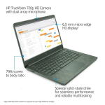 HP 14" Digi Camo, i5-1035G1, 8GB RAM, 256GB SSD