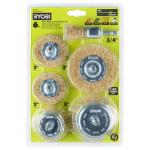 RYOBI Wire Wheel Assortment Set (6-Piece)