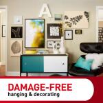 Command Medium Picture Hanging Strips, White, Damage Free Decorating, 12 Pairs (17204-12ES)