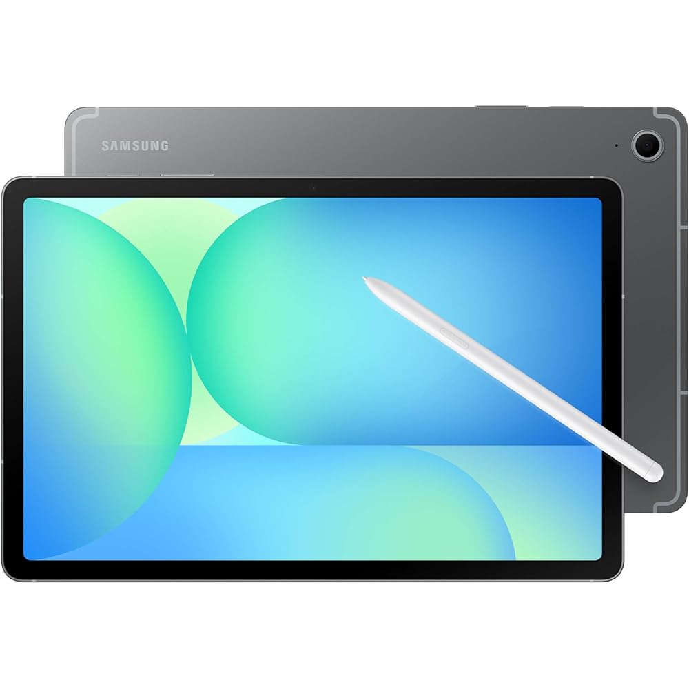 256GB, Large Display, Long Battery Life, Exynos 1580 Processor, IP68 Water-Resistant, 90 Hz Refresh, S Pen for Note-Taking, US Version (Gray)