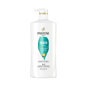 Pantene 17.9oz Pro-V Smooth and Sleek 2in1 Shampoo+Conditioner