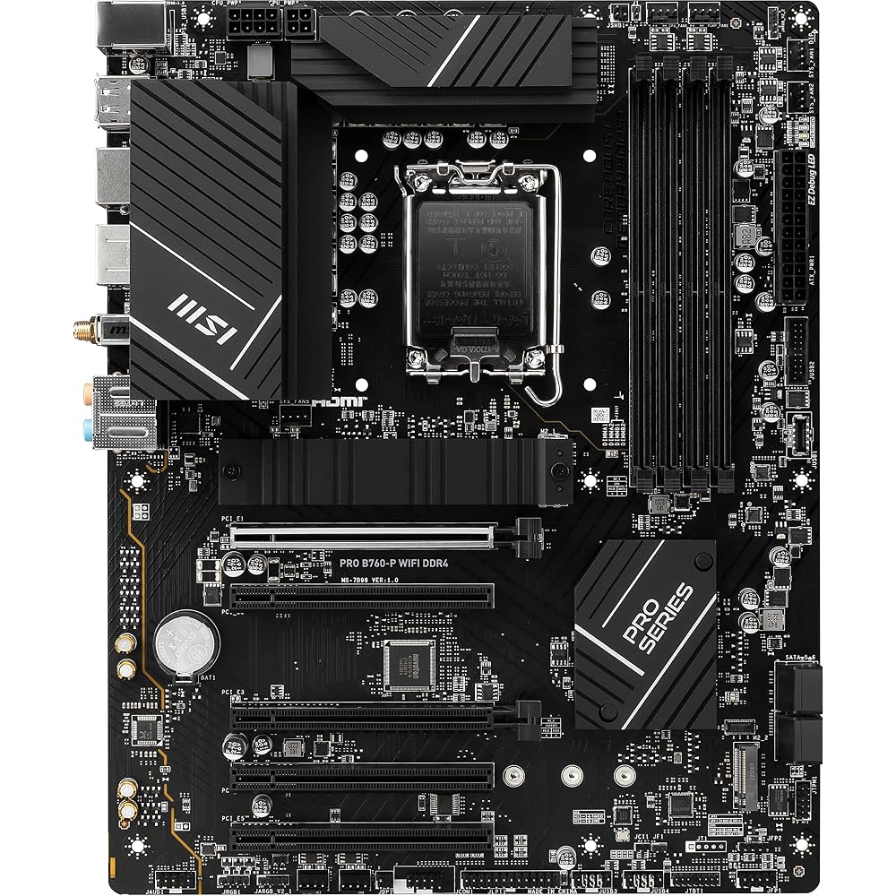 MSI PRO B760-P WiFi DDR4 ProSeries Motherboard - Image 2