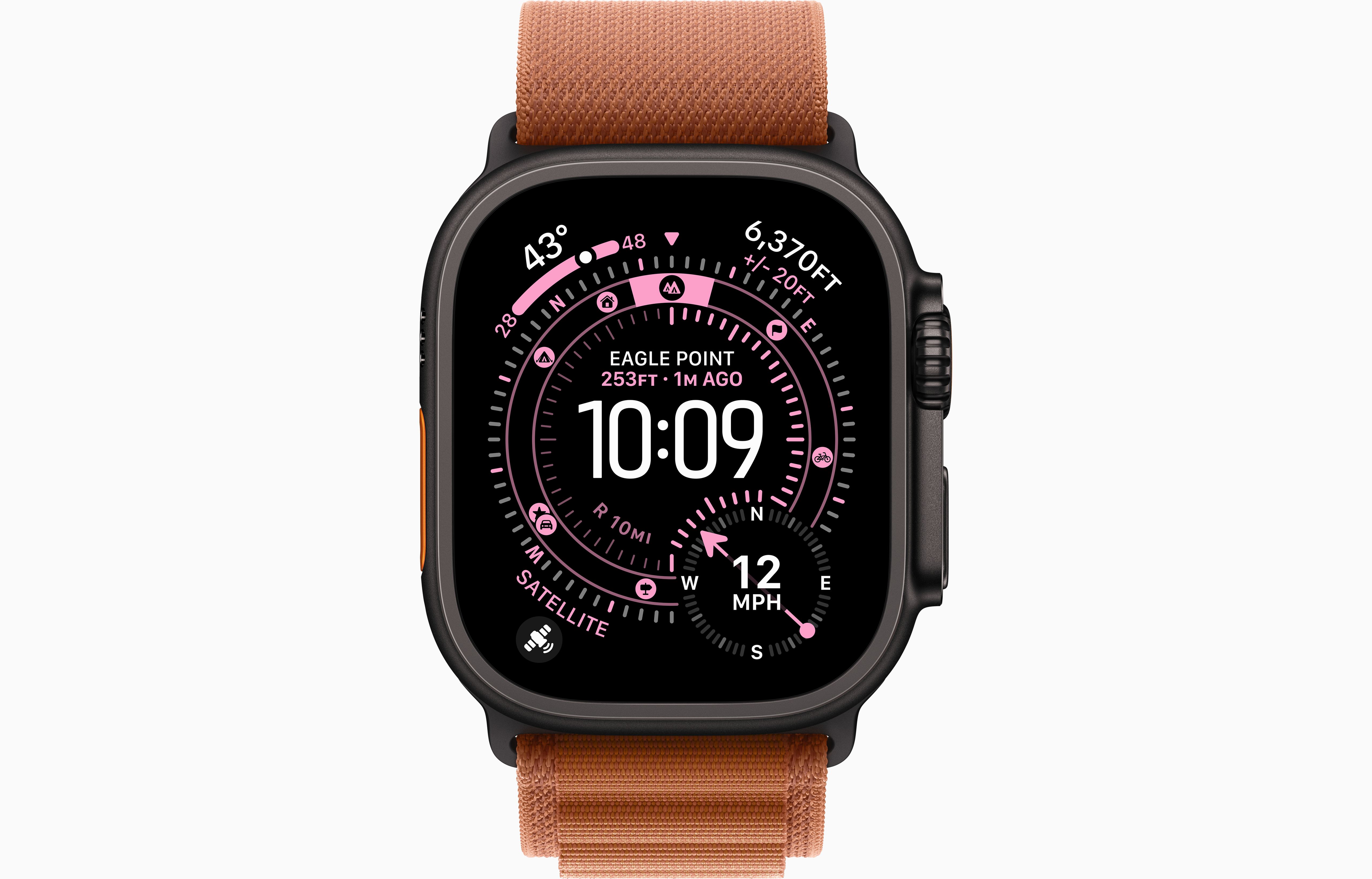 Apple Watch Ultra 3 GPS + Cellular, Black Titanium  Alpine Loop - Image 2