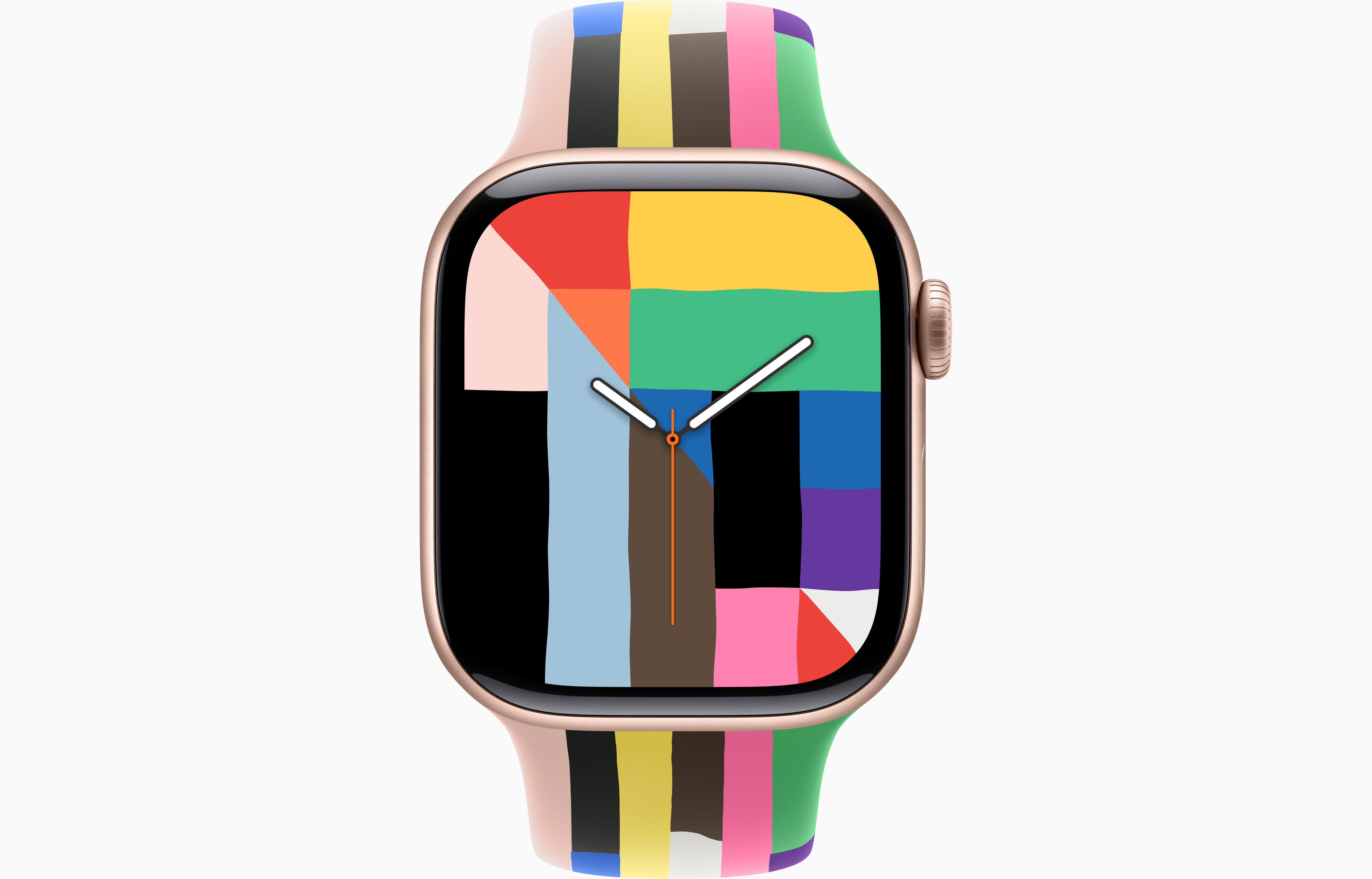 Apple Watch Series 11 Aluminum GPS – Rose Gold ( Pride Edition Sport Band) - Image 2