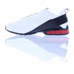 Puma Men's Viz Runner Cross-Trainer Shoes White Black Red Size