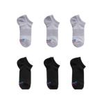 Hanes Boys’ Premium 6pk No Show Athletic footbed Socks – Colors May Vary