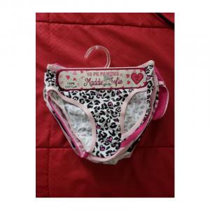 Maddie & Sofie 10PK Panties Size 4T Lavender Leopard