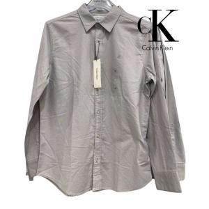 Calvin Klein Men Oxford Classic Shirt Gray Size S