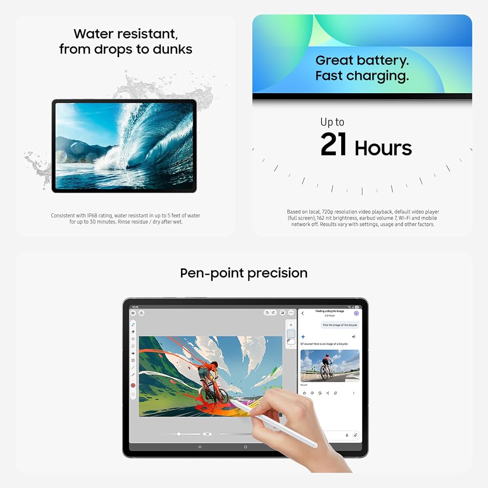 Samsung Galaxy Tab S10 FE Plus Wi-Fi  Android Tablet - Image 4