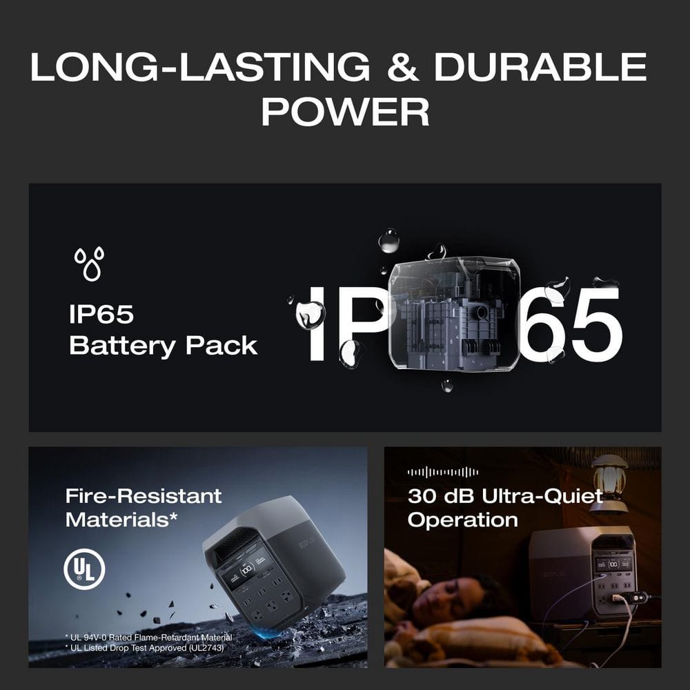 DELTA 3 Portable LFP 1800-Watt Power Station - Image 9