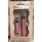 Glamgear Non-slip Clippers Fingernail & Toenail Manicure Set Pink