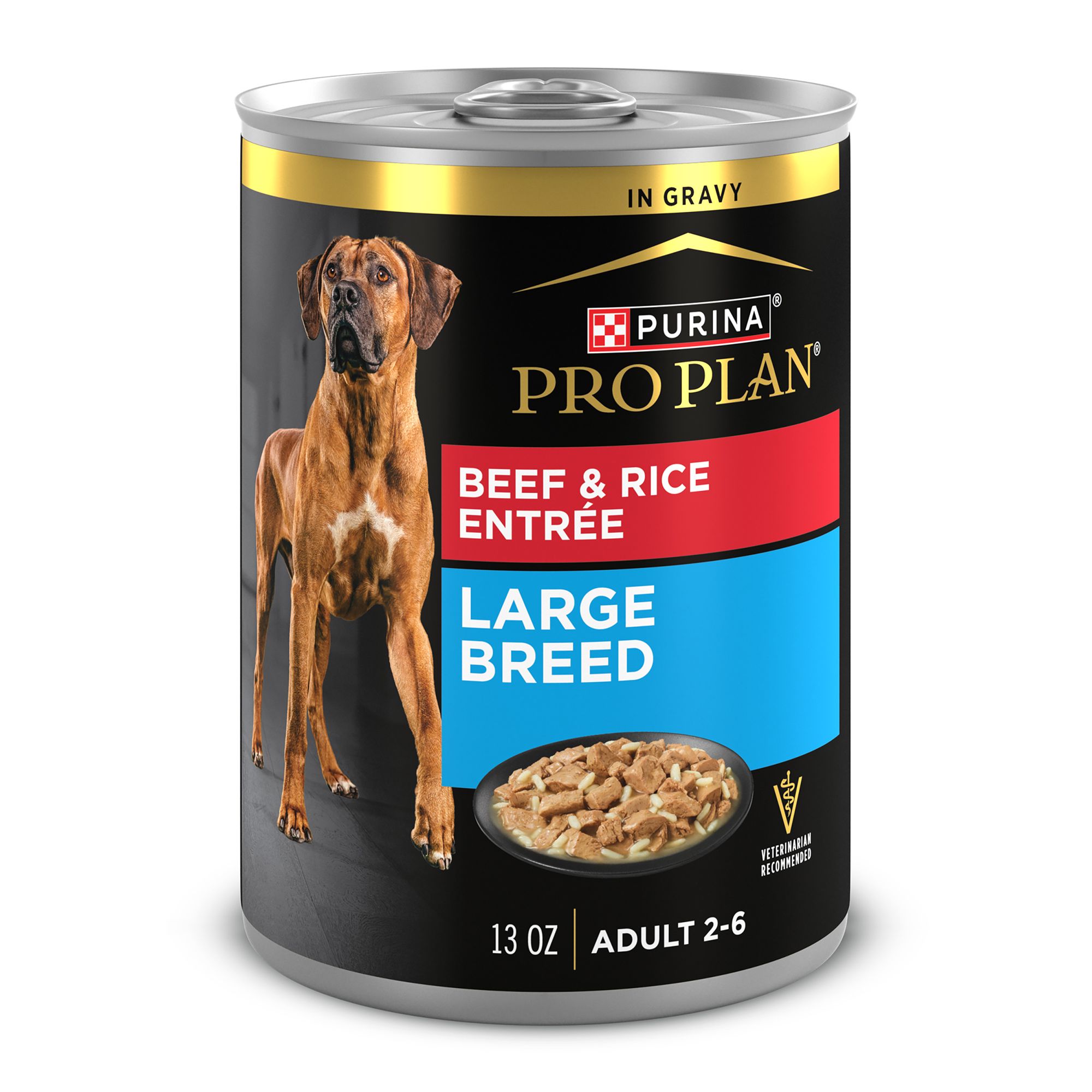 Purina Pro Plan Specialized Large Breed Adult Wet Dog Food - Beef & Rice, - Image 2