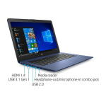HP 14" Laptop, Celeron N4000, 4GB RAM, 64GB Storage, Windows 10S, Blue (14-cb171wm)