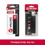VELCRO 4 in. x 2 in. Industrial Strength Strips in Black (2-Pack) (90199)