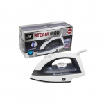 Mercury Non Stick Steam Iron White & Grey