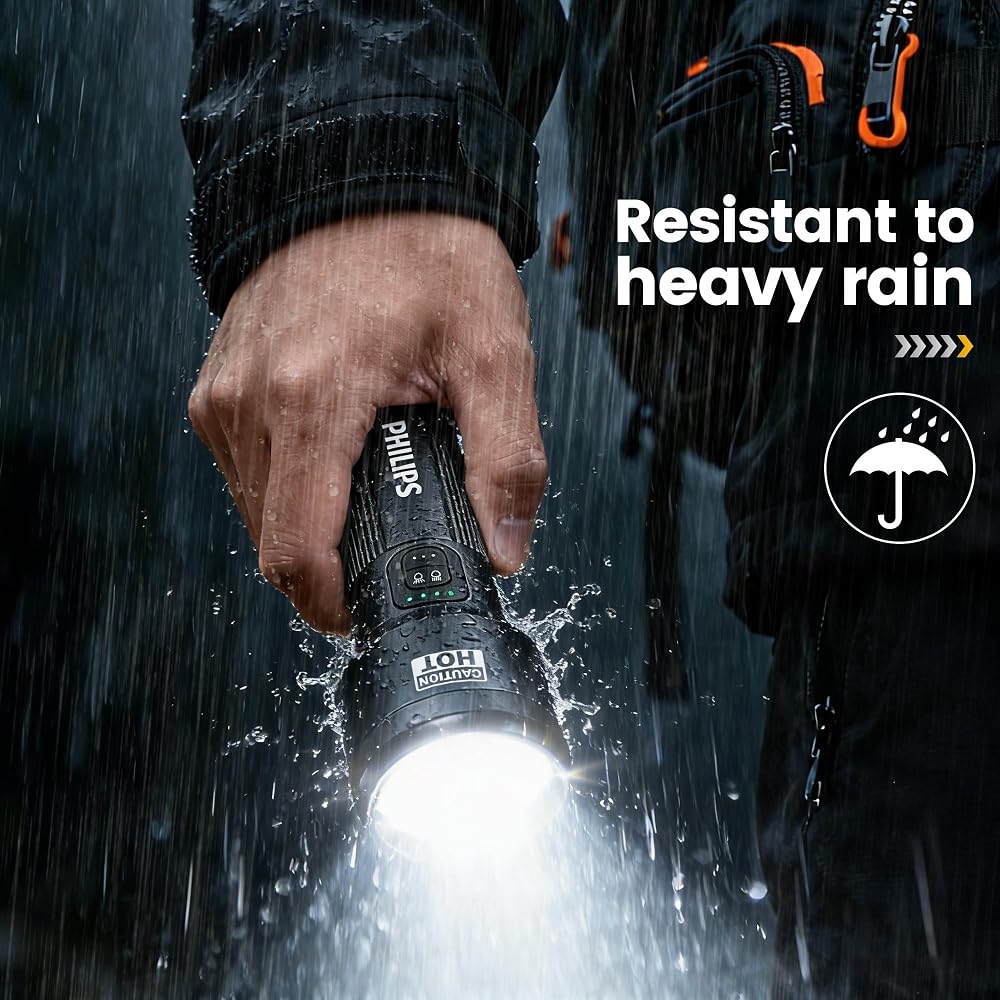 PHILIPS SFL2154 Rechargeable EDC Tactical Flashlight - Image 8