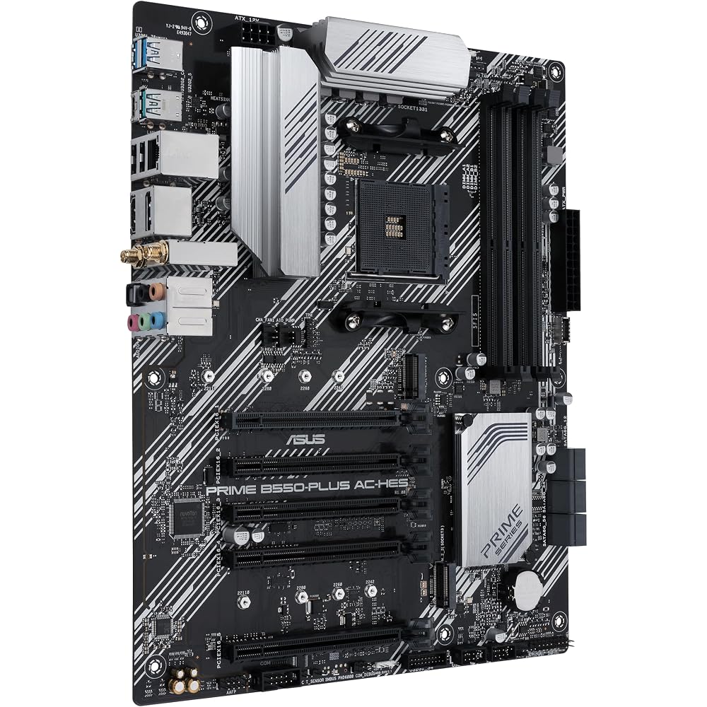 ASUS Prime B550-PLUS AC-HES AMD AM4 ATX Motherboard - Image 2
