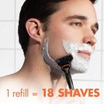 Gillette Fusion5 Power Men's Razor Blade Refills (8 Count): Designed for a comfortable shave with a lubrastrip. Compatible with Gillette Fusion 5 razors.
