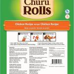 Inaba Churu Rolls for Dogs Soft & Chewy Chicken Stuffed Treats with Cheese Grain Free, 64 Sticks in Total, 8 Pack