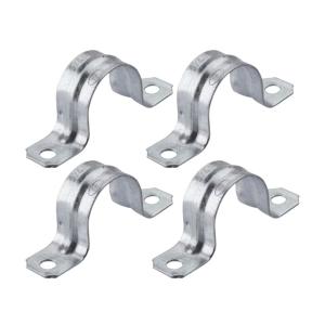 Halex E795 EMT 3/4 in. Standard Fitting Electrical Metallic Tube (EMT) 2-Hole Straps (4-Pack)