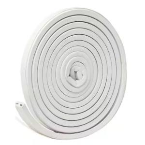 Frost King 9/16 in. x 5/16 in. x 10 ft. EPDM Cellular Rubber Weather-Strip Tape Cushioned Ribbed White