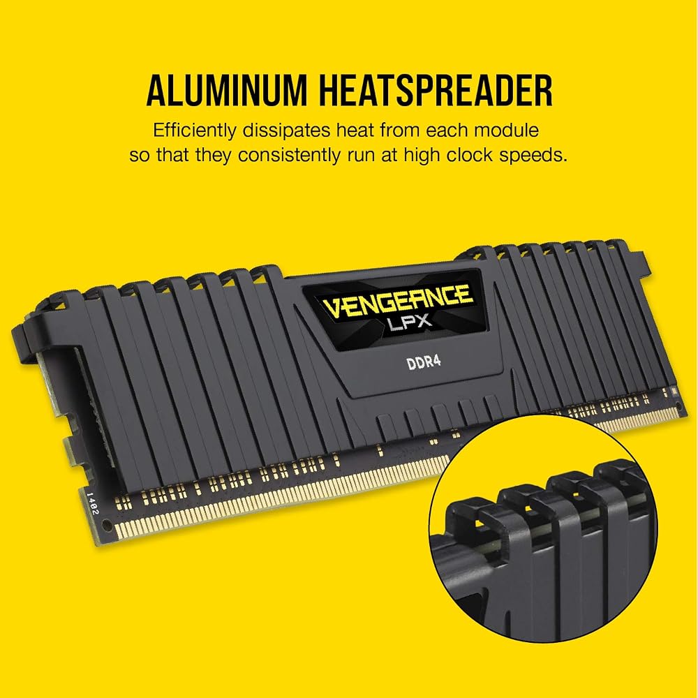 CORSAIR VENGEANCE LPX DDR4 RAM 32GB 2x16GB 3200MHz Computer Memory - Image 4