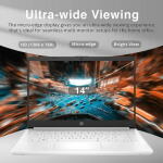 HP 14" Stream, Celeron N4120, 4GB RAM, 64GB eMMC, Win 11 S + 32GB USB