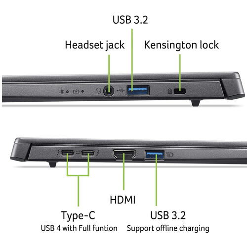 Acer Aspire 14 14" AI Multi-Touch Laptop Copilot+ PC - Image 8