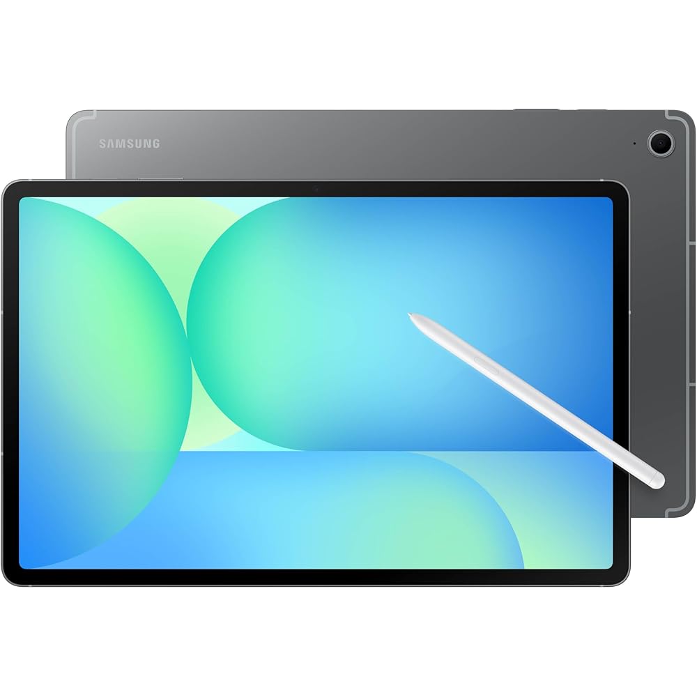 256GB, Large Display, Long Battery Life, Exynos 1580 Processor, IP68 Water-Resistant, 90 Hz Refresh, S Pen for Note-Taking, US Version (Gray)