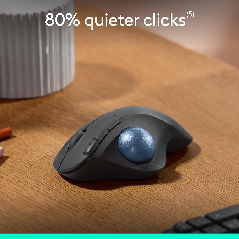 Logitech Ergo M575S Wireless Bluetooth Trackball Mouse - Image 7