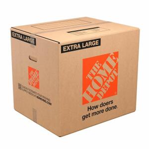 The Home Depot 24 in. L x 20 in. W x 21 in. D Extra-Large Moving Box with Handles (XLBX)
