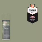 GLIDDEN MAX FLEX - 12 oz. Satin Gray Heron Interior/Exterior All Surface Spray Paint and Primer