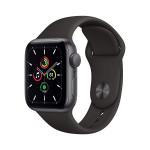 Apple Watch SE 44mm LTE- Space Gray Aluminum Case Midnight, Night Sport Band